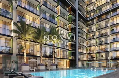 Pool image for: Apartment - 1 Bedroom - 2 Bathrooms for sale in Binghatti Emerald - Jumeirah Village Circle - Dubai, Image 1