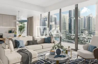 Apartment - 1 Bedroom - 2 Bathrooms for sale in Dubai Marina - Dubai