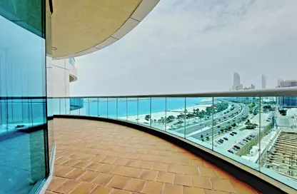 Apartment - 4 Bedrooms - 5 Bathrooms for rent in 3 Sails Tower - Corniche Road - Abu Dhabi
