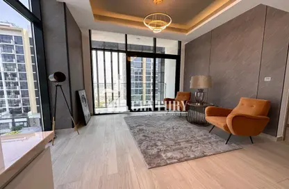 Living Room image for: Apartment - 1 Bedroom - 2 Bathrooms for sale in AZIZI Riviera 13 - Meydan One - Meydan - Dubai, Image 1