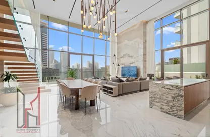 Penthouse - 1 Bedroom - 4 Bathrooms for rent in One of One Luxury Residences - Business Bay - Dubai