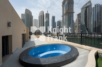 Apartment - 3 Bedrooms - 4 Bathrooms for sale in Time Place Tower - Dubai Marina - Dubai