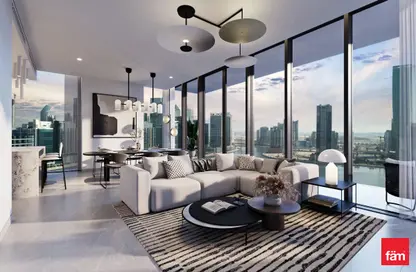 شقة - غرفة نوم - 1 حمام للبيع في بنينسولا ثري - بنينسولا - الخليج التجاري - دبي