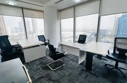 Office Space - Studio - 4 Bathrooms for rent in Al Saqr Business Tower - Sheikh Zayed Road - Dubai