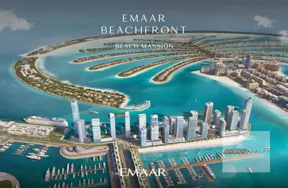 Apartment - 1 Bedroom - 2 Bathrooms for sale in Beach Mansion - EMAAR Beachfront - Dubai Harbour - Dubai