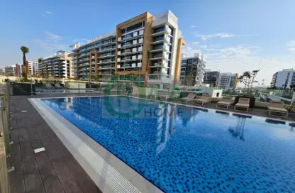 Pool image for: Apartment - 1 Bathroom for rent in AZIZI Riviera - Meydan One - Meydan - Dubai, Image 1