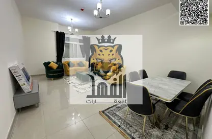 شقة - غرفة نوم - 2 حمامات للايجار في أورينت تاور 2 - أورينت تاور - البستان - عجمان