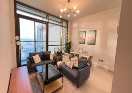 Living / Dining Room image for: Apartment - 1 bedroom - 2 bathrooms for rent in Canal Residence - Al Reem Island - Abu Dhabi, Image 1