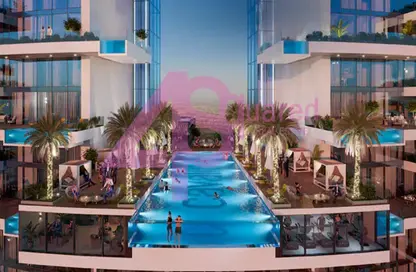 Pool image for: Apartment - 3 Bedrooms - 3 Bathrooms for sale in Cavalli Casa Tower - Al Sufouh 2 - Al Sufouh - Dubai, Image 1