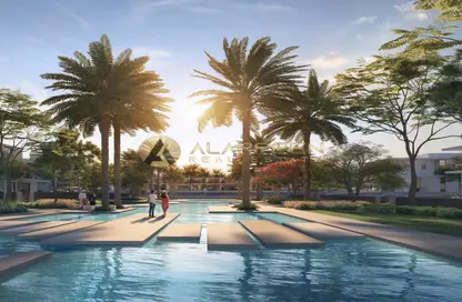 صورة لـ حوض سباحة فيلا - 4 غرف نوم - 5 حمامات للبيع في الواحة من إعمار - دبي ، صورة رقم 1