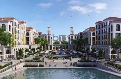 Pool image for: Townhouse - 3 Bedrooms - 4 Bathrooms for sale in Bloom Living - Zayed City (Khalifa City C) - Khalifa City - Abu Dhabi, Image 1