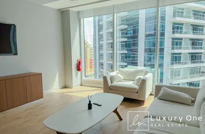 Office Space - Studio - 1 Bathroom for rent in Al Habtoor Business Tower - Dubai Marina - Dubai