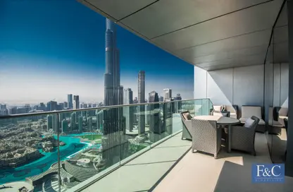 Penthouse - 4 Bedrooms - 5 Bathrooms for rent in The Address BLVD Sky Collection - Downtown Dubai - Dubai
