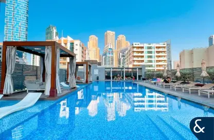 Apartment - Studio - 1 Bathroom for rent in Studio One - Dubai Marina - Dubai