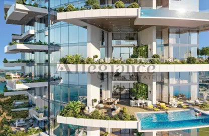 Pool image for: Apartment - 2 Bedrooms - 3 Bathrooms for sale in Cavalli Casa Tower - Al Sufouh 2 - Al Sufouh - Dubai, Image 1