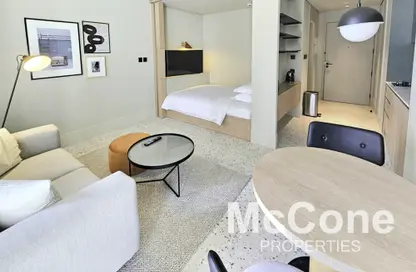 Room / Bedroom image for: Apartment - 1 Bathroom for rent in UPSIDE Living - Business Bay - Dubai, Image 1