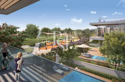 Pool image for: Villa - 4 Bedrooms - 5 Bathrooms for sale in Reem Hills - Najmat Abu Dhabi - Al Reem Island - Abu Dhabi, Image 1
