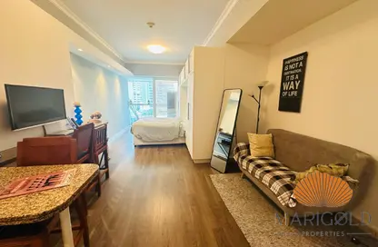 Apartment - Studio - 1 Bathroom for rent in Saba Towers - JLT Cluster Q - Jumeirah Lake Towers - Dubai