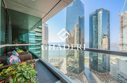 Apartment - 3 Bedrooms - 4 Bathrooms for sale in Al Fattan Marine Tower - Al Fattan Marine Towers - Jumeirah Beach Residence - Dubai