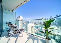 Apartment - 1 bedroom - 1 bathroom for rent in Beach Vista - EMAAR Beachfront - Dubai Harbour - Dubai