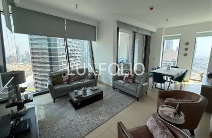 Apartment - 3 Bedrooms - 4 Bathrooms for rent in Burj Vista 1 - Burj Vista - Downtown Dubai - Dubai