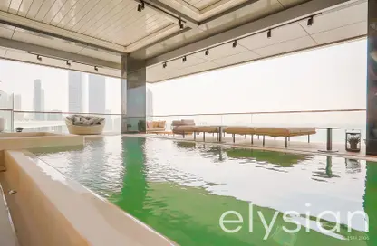 صورة لـ حوض سباحة بنتهاوس - 5 غرف نوم - 7 حمامات للبيع في Apartment Building 8 - مساكن بلوواترز - بلوواترز - دبي ، صورة رقم 1