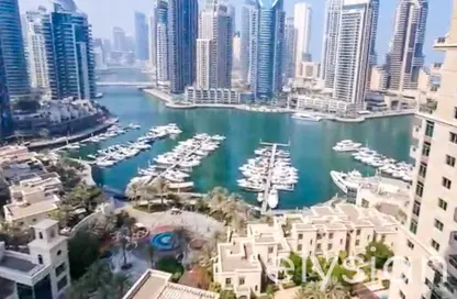 Water View image for: Apartment - 2 Bedrooms - 2 Bathrooms for rent in Al Murjan Building - Dubai Marina - Dubai, Image 1