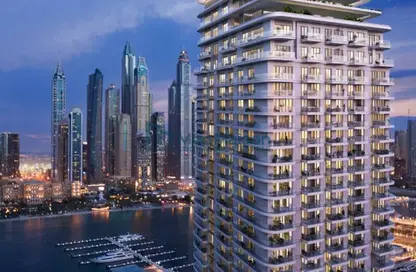 Apartment - 1 Bedroom - 2 Bathrooms for sale in Beachgate by Address - EMAAR Beachfront - Dubai Harbour - Dubai