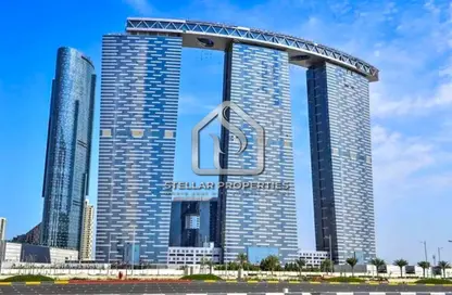 Outdoor Building image for: Apartment - 1 Bedroom - 2 Bathrooms for sale in The Gate Tower 2 - Shams Abu Dhabi - Al Reem Island - Abu Dhabi, Image 1