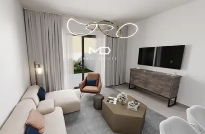 Living Room image for: Townhouse - 2 Bedrooms - 4 Bathrooms for sale in Yas Park Gate - Yas Island - Abu Dhabi, Image 1