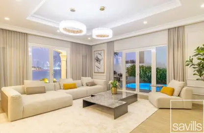 Villa - 5 Bedrooms - 7 Bathrooms for rent in Garden Homes Frond O - Garden Homes - Palm Jumeirah - Dubai