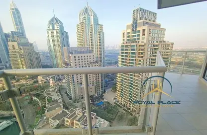 Apartment - 1 Bedroom - 2 Bathrooms for rent in Al Habtoor Tower - Dubai Marina - Dubai