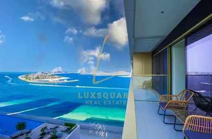 Apartment - 1 Bedroom - 1 Bathroom for rent in Grand Bleu Tower 2 - EMAAR Beachfront - Dubai Harbour - Dubai