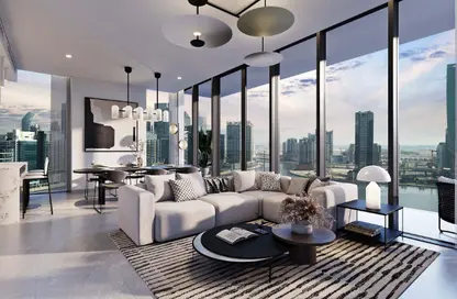 Apartment - 1 Bedroom - 2 Bathrooms for sale in Peninsula Four - Peninsula - Business Bay - Dubai