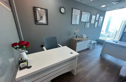 Business Centre - Studio - 2 Bathrooms for rent in The Prime Tower - Business Bay - Dubai