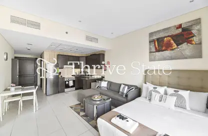 Apartment - Studio - 1 Bathroom for rent in The Royal Oceanic - Oceanic - Dubai Marina - Dubai