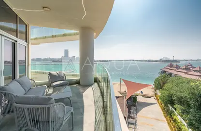 Terrace image for: Apartment - 2 Bedrooms - 3 Bathrooms for sale in MINA by Azizi - Palm Jumeirah - Dubai, Image 1