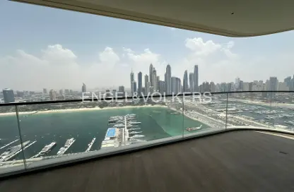 Apartment - 4 Bedrooms - 5 Bathrooms for rent in Marina Vista - EMAAR Beachfront - Dubai Harbour - Dubai