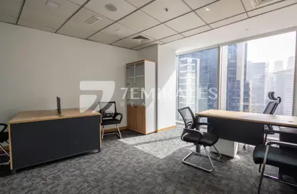 Office Space - Studio - 1 Bathroom for rent in The Binary Tower - Business Bay - Dubai