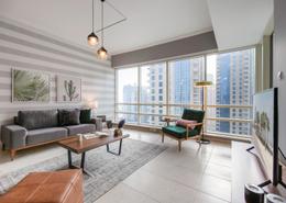 Living Room image for: Apartment - 1 bedroom - 1 bathroom for rent in Al Sahab 1 - Al Sahab - Dubai Marina - Dubai, Image 1