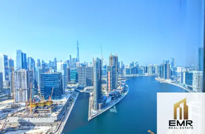 مكتب - استوديو للايجار في برج تشرشل للأعمال - أبراج تشرشل - الخليج التجاري - دبي