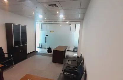 Office Space - Studio - 2 Bathrooms for rent in The Prime Tower - Business Bay - Dubai