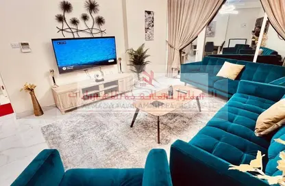 شقة - غرفة نوم - 2 حمامات للايجار في 3 برج منازل - الممزر - الشارقة - الشارقة