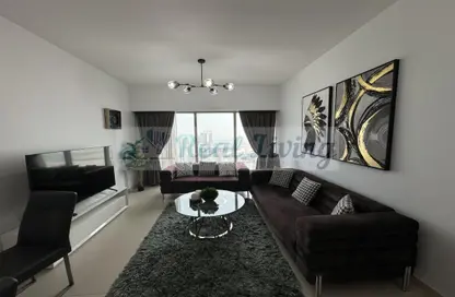 Living Room image for: Apartment - 1 Bedroom - 2 Bathrooms for rent in The Gate Tower 1 - Shams Abu Dhabi - Al Reem Island - Abu Dhabi, Image 1
