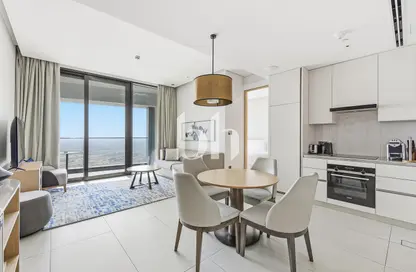 شقة - غرفة نوم - 2 حمامات للايجار في برج بوابه جميرا 2 - العنوان منتجع وسبا جميرا - جميرا بيتش ريزيدنس - دبي