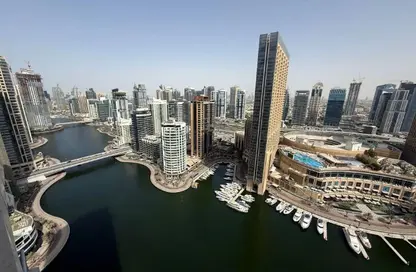 شقة - غرفة نوم - 2 حمامات للايجار في باي سنترال شرق - باي سنترال - دبي مارينا - دبي