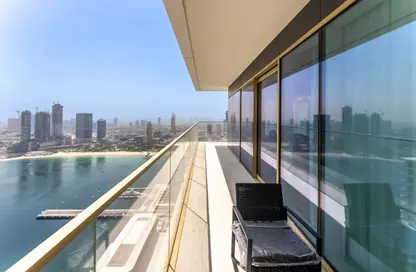 Apartment - 3 Bedrooms - 4 Bathrooms for rent in Grand Bleu Tower 1 - EMAAR Beachfront - Dubai Harbour - Dubai