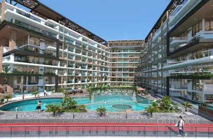 صورة لـ حوض سباحة شقة - 2 غرف نوم - 3 حمامات للبيع في إمباير إستيتس - ارجان - دبي ، صورة رقم 1