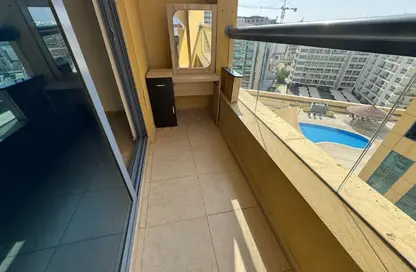 شقة - غرفة نوم - 1 حمام للايجار في أبراج القصر 2 - أبراج القصر - واحة السيليكون - دبي