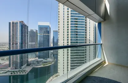 Apartment - 1 Bedroom - 2 Bathrooms for rent in Jumeirah Bay X1 - JLT Cluster X - Jumeirah Lake Towers - Dubai